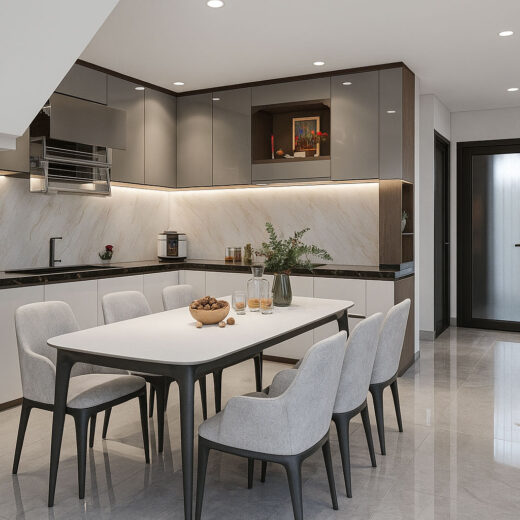 phong bep nha 2 tang 45x20m