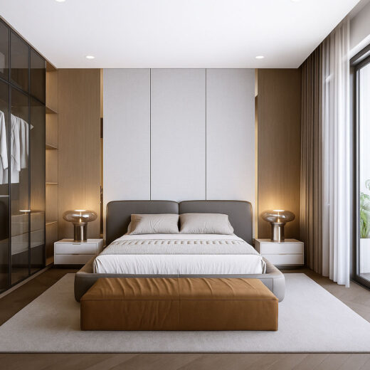 phong ngu 1 thiet ke nha 5x20 kinh doanh 3 tang 1