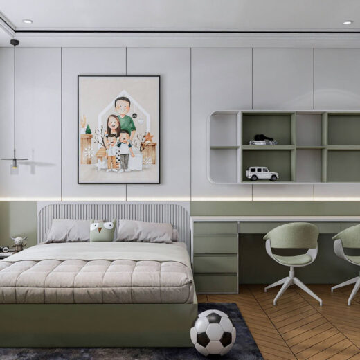 phong ngu 2 mau nha 5x20 hien dai