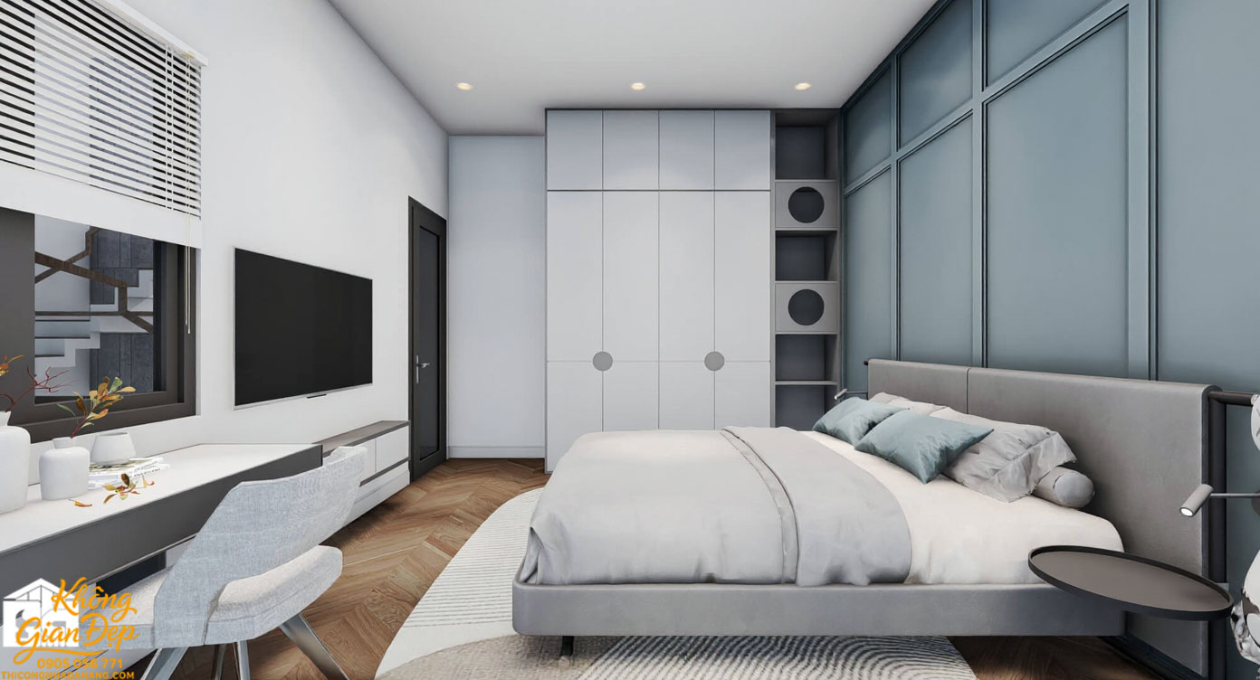 Nội thất phòng ngủ 3 nhà phố 3 tầng 6x13m