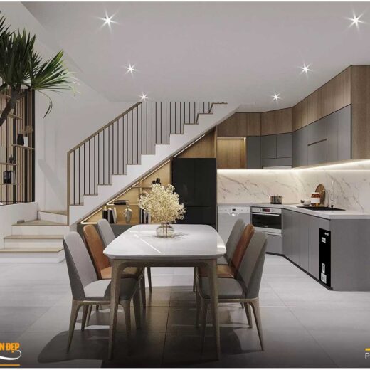 4 phong khach bep mau nha pho 3 tang 5x20 3