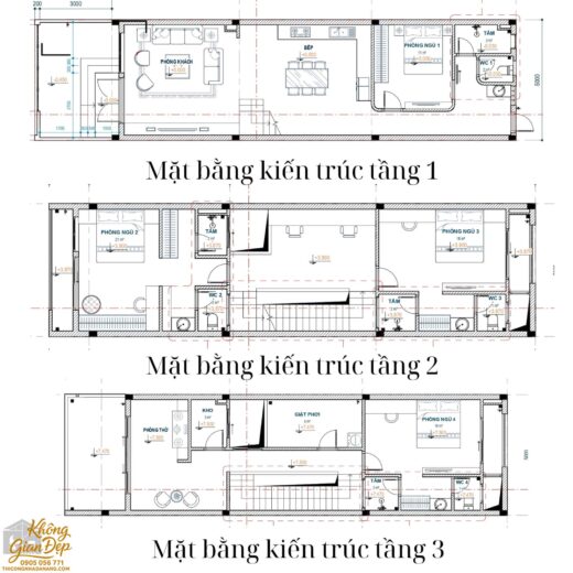 ban ve 5x20m mau nha ong dep 3 tang 5m