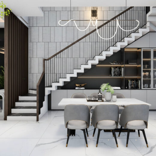 gam cau nha ong 3 tang co gieng troi dien tich 5x20 1