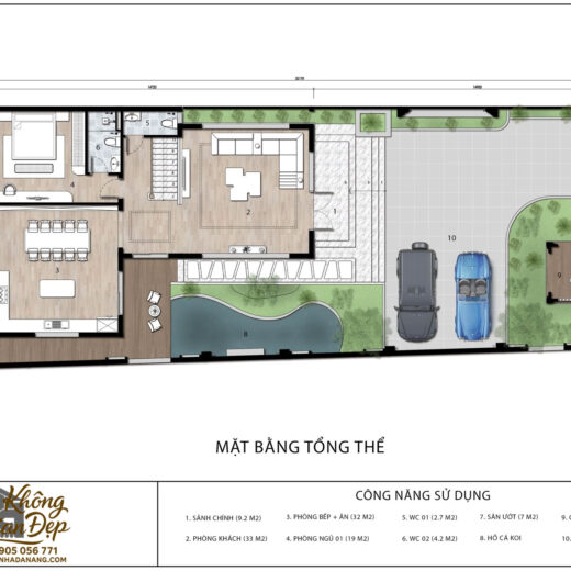 mat bang mau biet thu 2 tang 10x15 2025 2