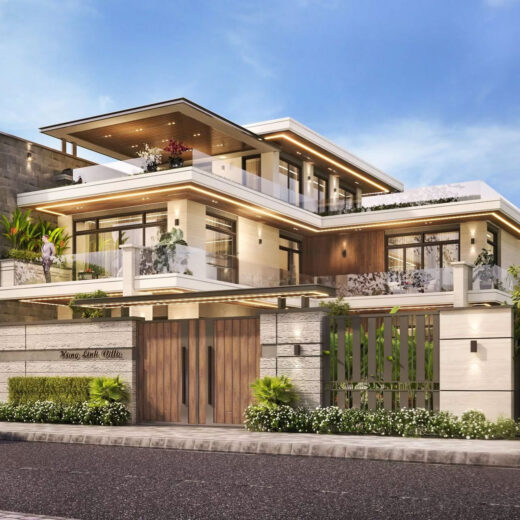 phoi canh mat tien mau biet thu 3 tang 13x15 2025 10