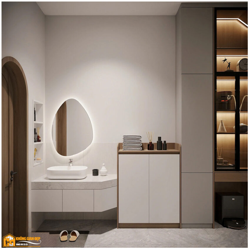 Thiết bị vệ sinh và gạch ốp lát tầng 1