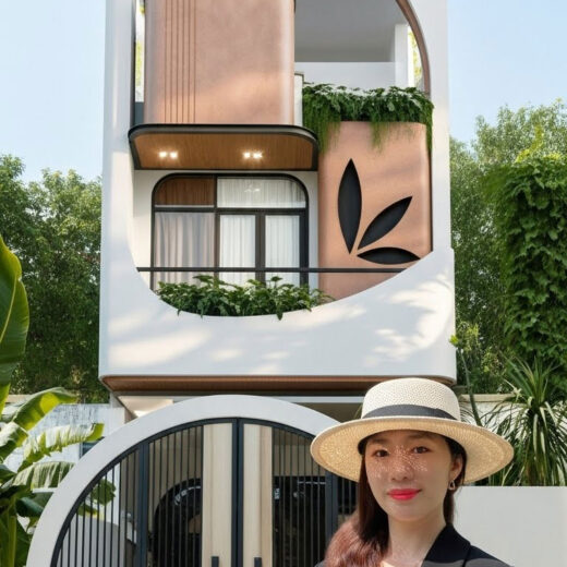 Mẫu nhà phố 3 tầng hiện đại đẹp nhất 2025