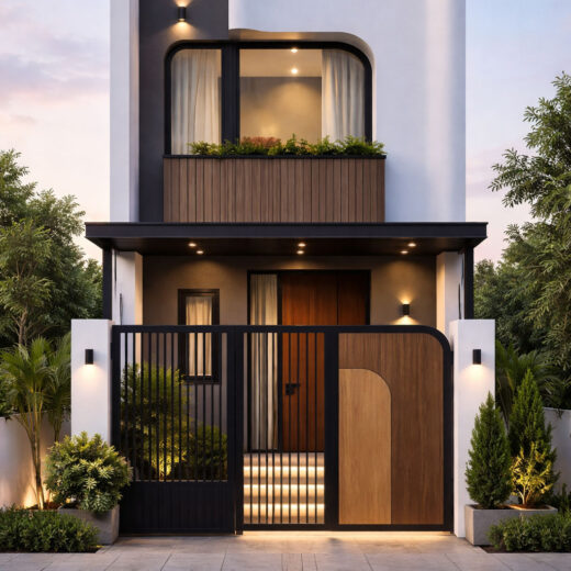 2 mat tien mau nha pho 2 tang 6x20 1