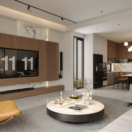 2 noi that phong khach mau nha pho 2 tang 8x22 5