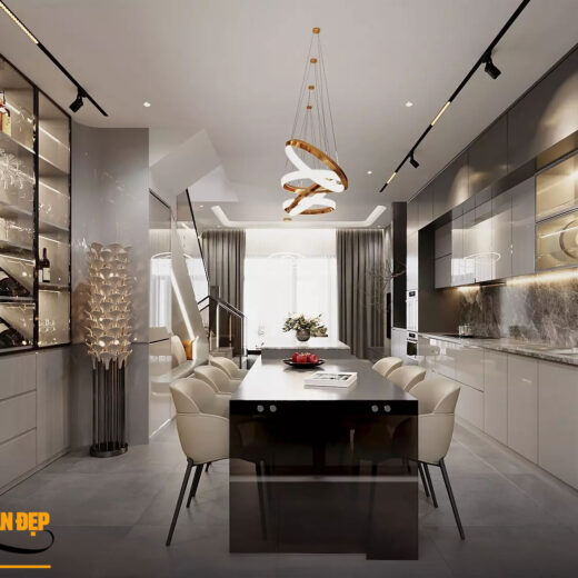 3 phong khach bep mau nha pho 4 tang 5x20 3