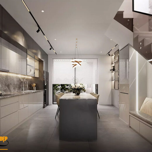 3 phong khach bep mau nha pho 4 tang 5x20 6