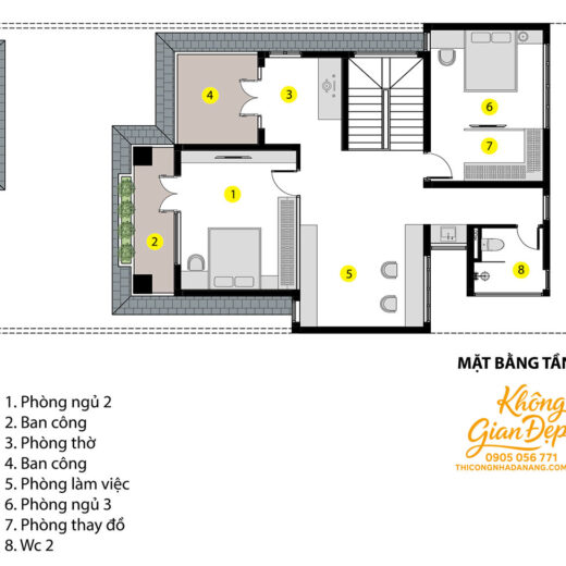 Mat bang cong nang biet thu hien dai 2