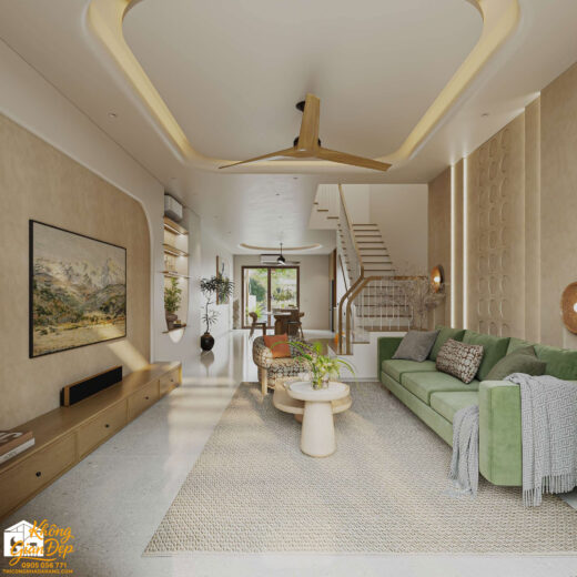 noi that phong khach goc nhin tong the mau nha pho 3t tang 2026