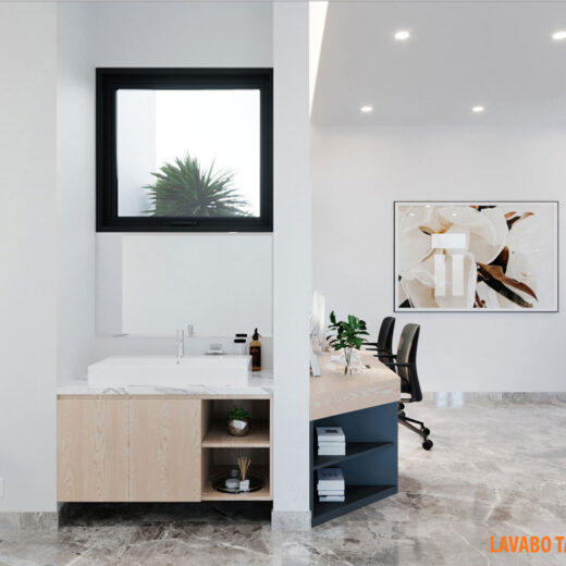 noi that phong lam viec biet thu hien dai 1