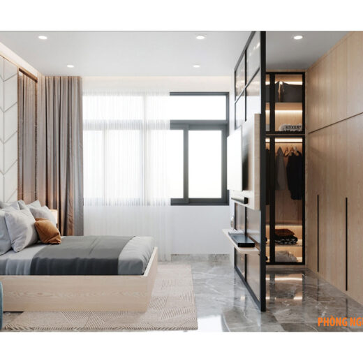 noi that phong ngu 2 biet thu hien dai 6