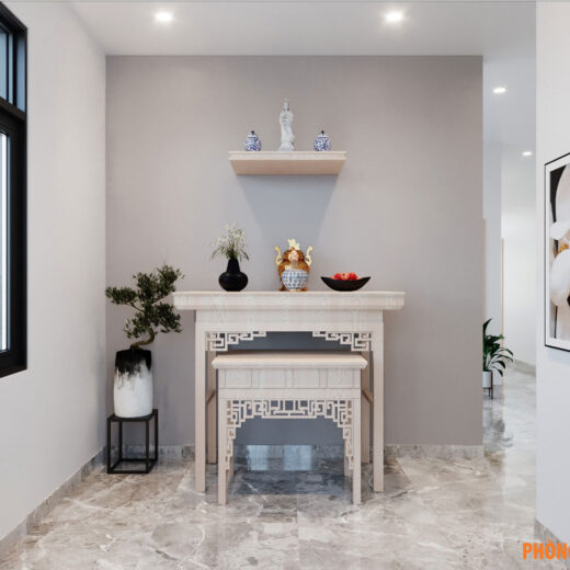 noi that phong tho biet thu hien dai