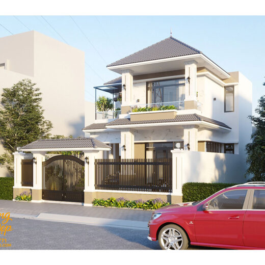 phoi canh biet thu hien dai 2