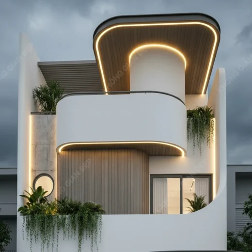 phoi canh mat tien mau nha pho 3 tang hien dai 2026 13