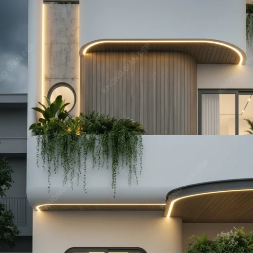 phoi canh mat tien mau nha pho 3 tang hien dai 2026 8