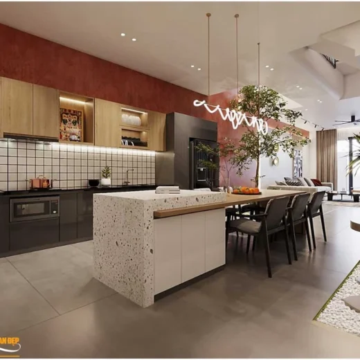 phoi canh phong bep an mau nha pho 3 tang hien dai 2026 4