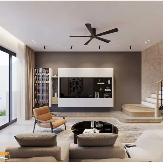 phoi canh phong khach mau nha pho 3 tang hien dai 2026 1