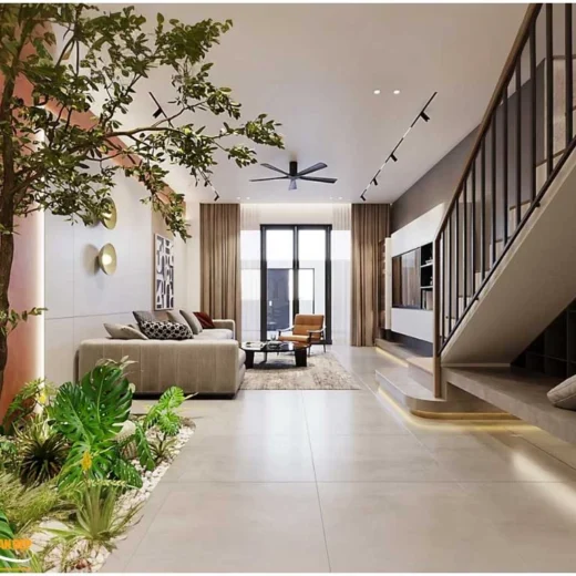 phoi canh phong khach mau nha pho 3 tang hien dai 2026 3