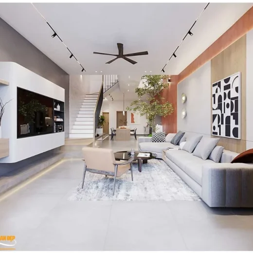 phoi canh phong khach mau nha pho 3 tang hien dai 2026 4