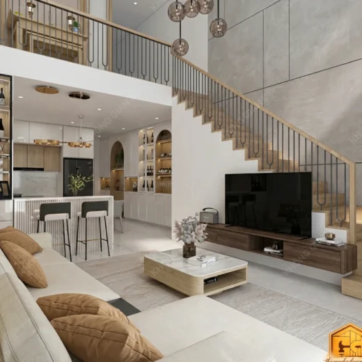 signed noi that phong khach mau nha pho 2 tang hien dai 2026 3