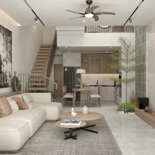 signed noi that phong khach nha pho 3 tang 1