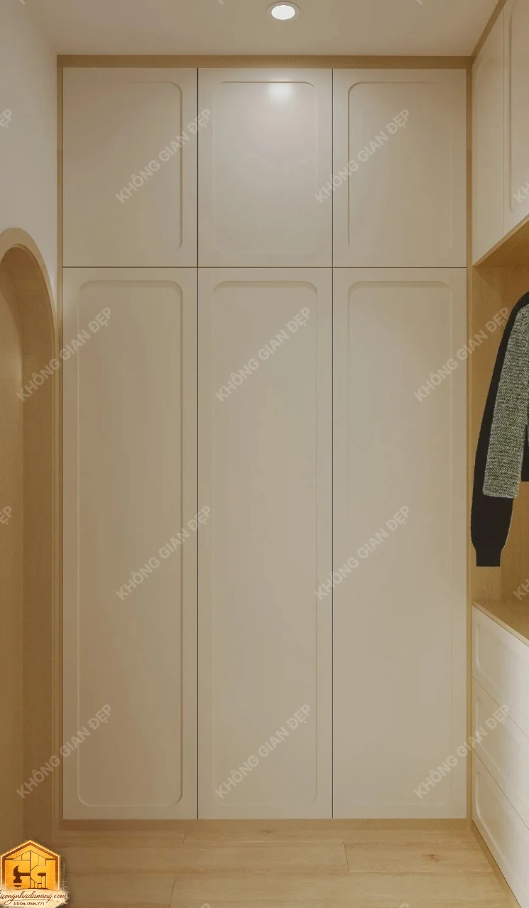 Thiết Kế Nhà Phố 3 Tầng Hiện Đại 90m2 Tại Hòa Xuân Đà Nẵng: Giải Pháp Chống Nóng, Chống Ăn Mòn Tối Ưu 29 Thiết kế phòng ngủ 12 - Nhà phố Hòa Xuân, Cẩm Lệ, Đà Nẵng