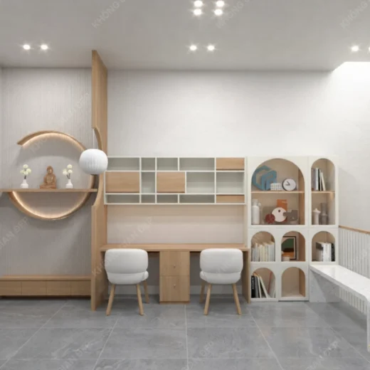 signed noi that phong sinh hoat mau nha pho 2 tang an tuong 2026