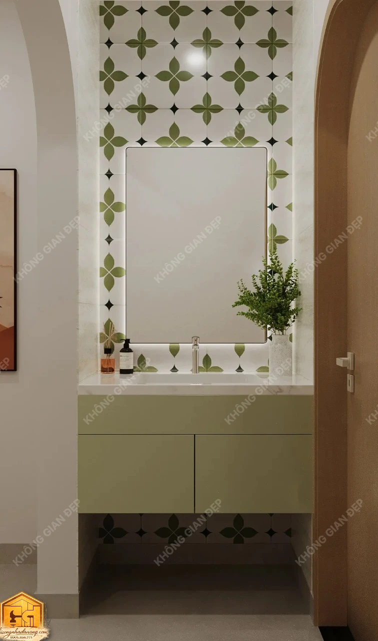 Thiết Kế Nhà Phố 3 Tầng Hiện Đại 90m2 Tại Hòa Xuân Đà Nẵng: Giải Pháp Chống Nóng, Chống Ăn Mòn Tối Ưu 40 Thiết kế phòng vệ sinh 5 - Nhà phố Hòa Xuân, Cẩm Lệ, Đà Nẵng