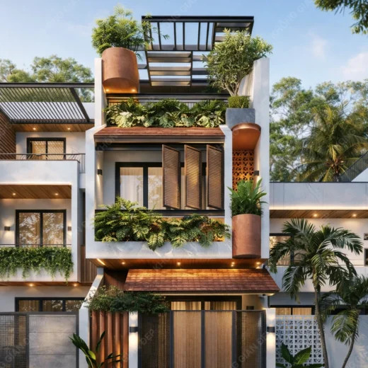 signed phoi canh mat tien mau nha pho 2 tang 1 tum 3