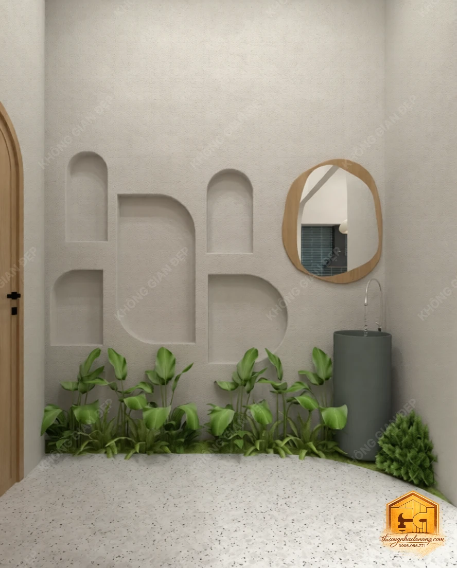 Mẫu Nhà Phố 2 Tầng 90m2 Ấn Tượng 2026: Giải Pháp Chống Nắng Tây Bền Vững tại Đà Nẵng 22 Thiết kế không gian chi tiết 7 - Nhà phố Hòa Xuân, Cẩm Lệ, Đà Nẵng