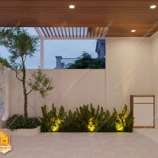 signed phoi canh san truoc mau nha pho 3 tang 2026 goc tuong ben ban dem