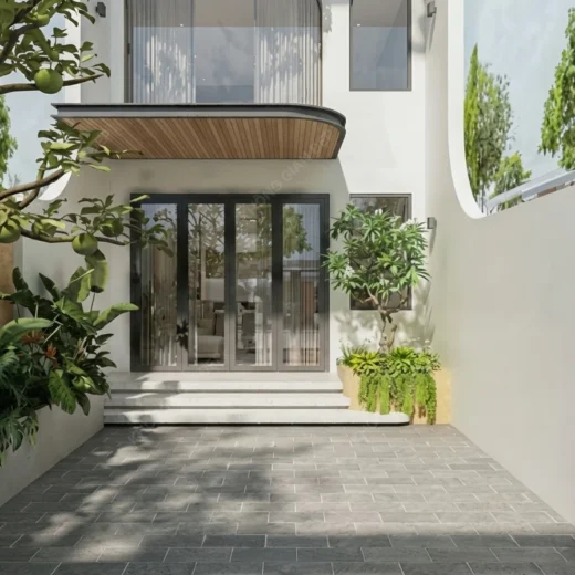 signed san truoc mau nha pho 2 tang hien dai 2026 2