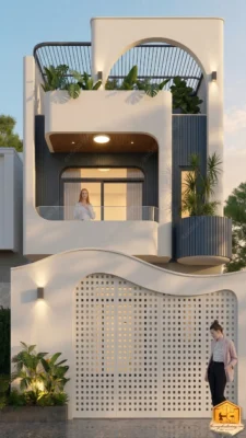 Thiết kế không gian chi tiết 4 - Nhà phố top 5 mẫu nhà phố 3 tầng đẹp