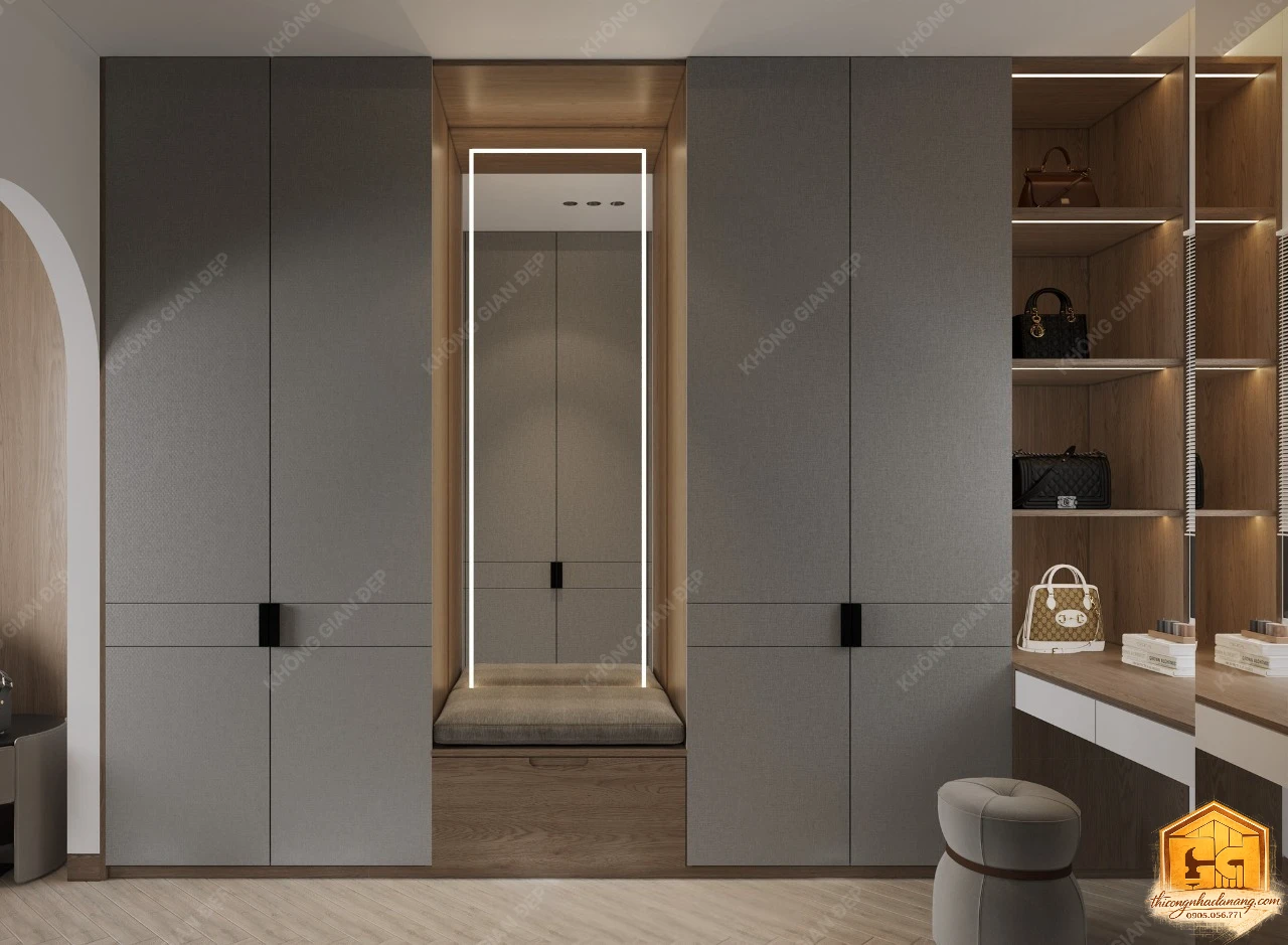 Thiết Kế Nhà Phố 3 Tầng Hiện Đại Tối Giản 80m2 Hòa Xuân, Đà Nẵng – Kiến Trúc Bền Vững Khí Hậu Miền Trung 78 Mẫu thiết kế phòng ngủ đẹp - Nhà phố Hòa Xuân, Đà Nẵng