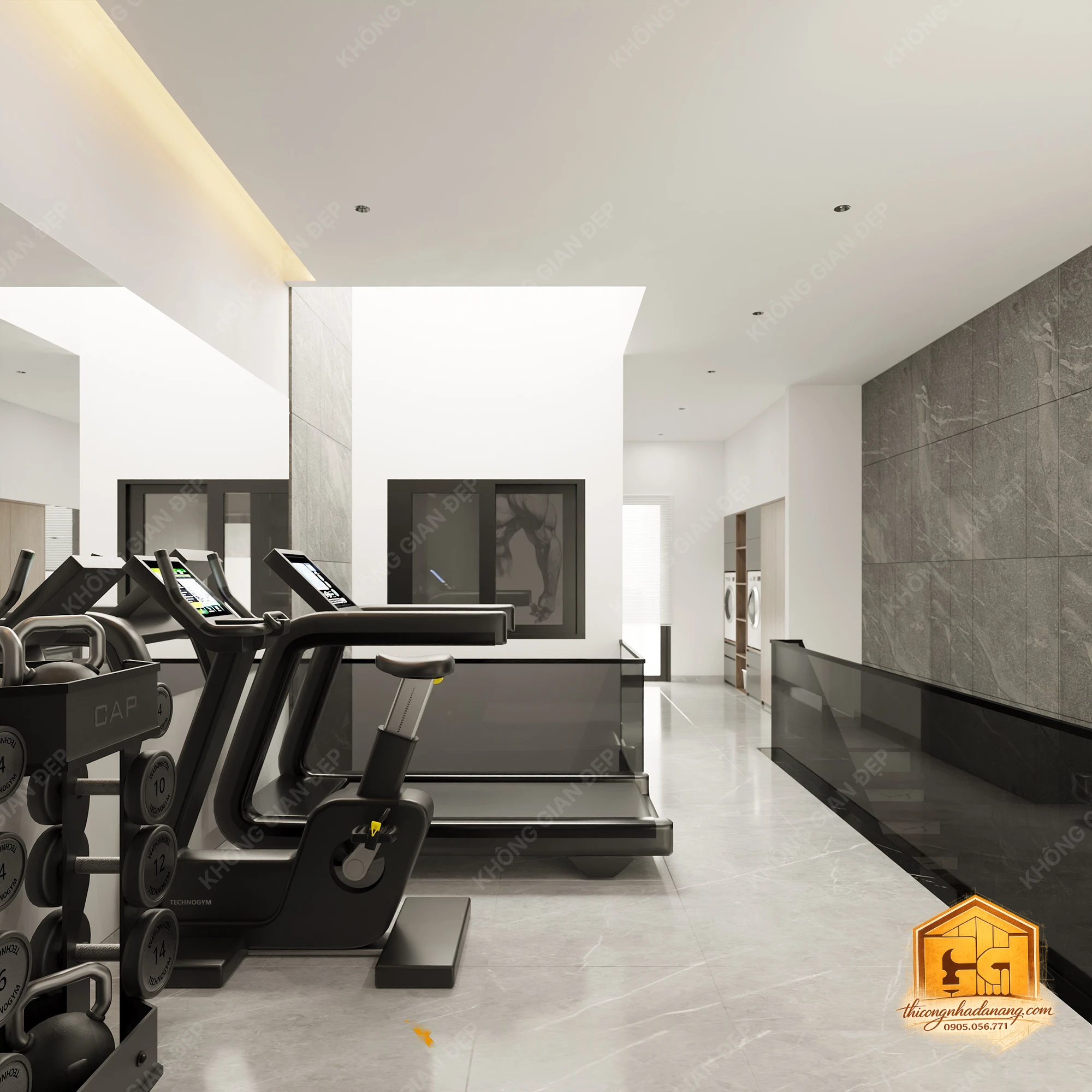 Thiết Kế Nhà Phố 3 Tầng Hiện Đại Tối Giản 80m2 Hòa Xuân, Đà Nẵng – Kiến Trúc Bền Vững Khí Hậu Miền Trung 80 Mẫu thiết kế không gian chi tiết đẹp - Nhà phố Hòa Xuân, Đà Nẵng
