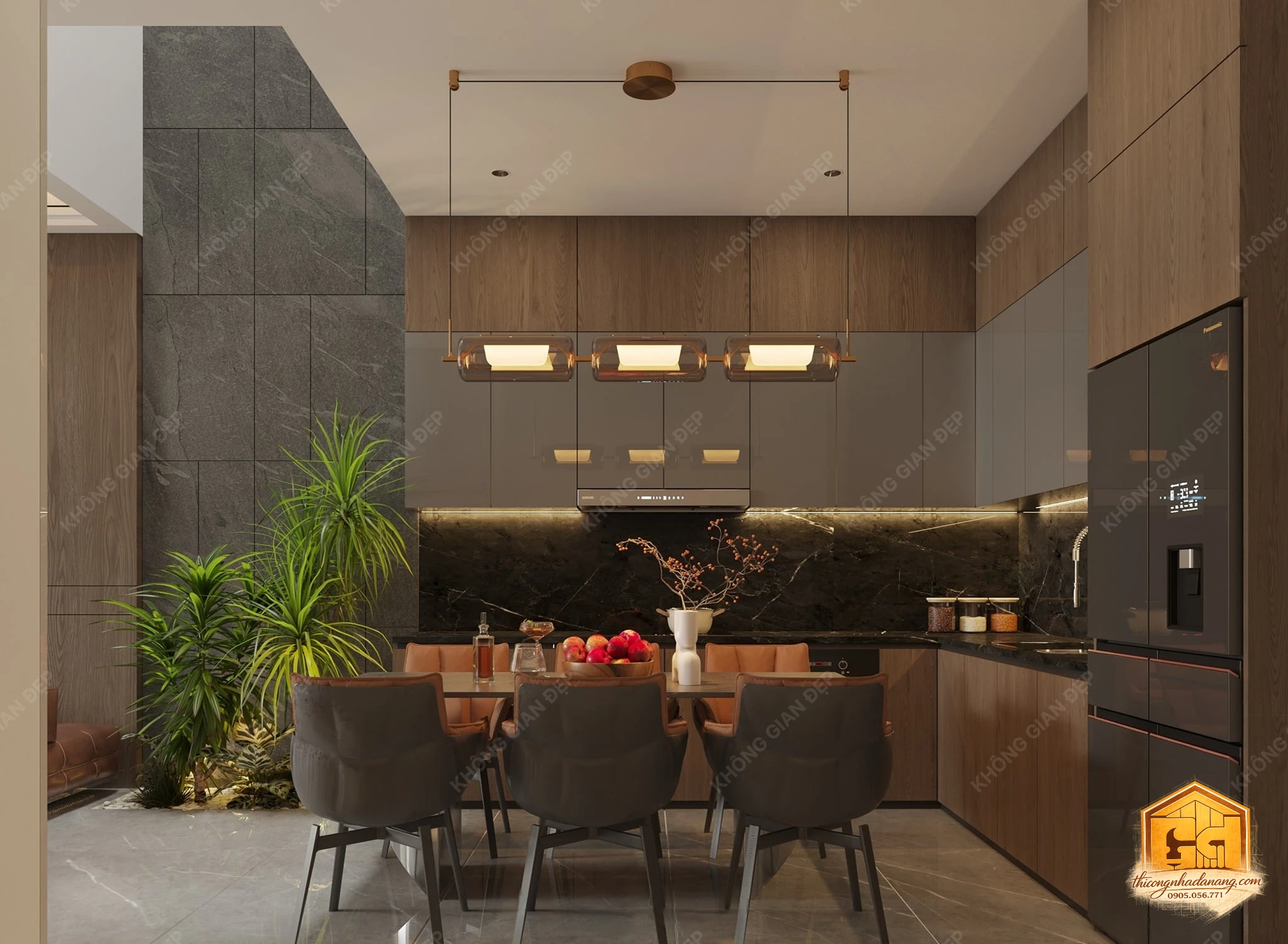 Thiết Kế Nhà Phố 3 Tầng Hiện Đại Tối Giản 80m2 Hòa Xuân, Đà Nẵng – Kiến Trúc Bền Vững Khí Hậu Miền Trung 84 Mẫu thiết kế không gian chi tiết đẹp - Nhà phố Hòa Xuân, Đà Nẵng