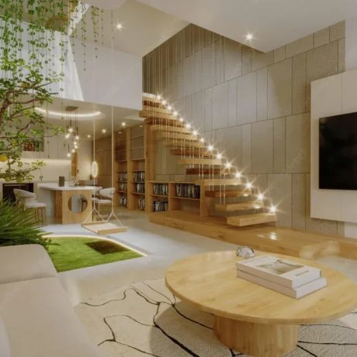 signed phong khach mau nha pho 3 tang an tuong nam 2026 2