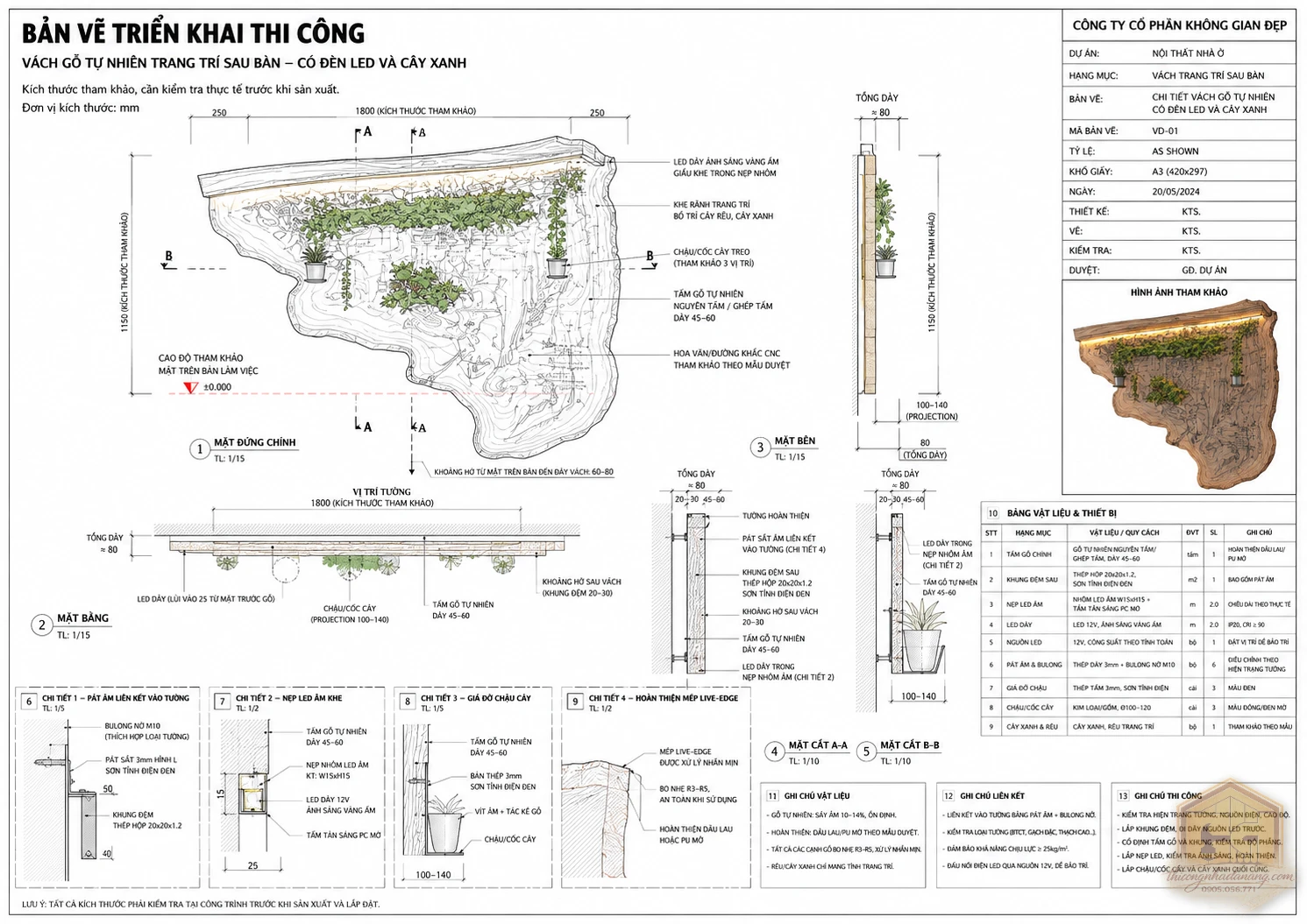 Mẫu bàn làm việc 01 – File SketchUp, 3ds Max Tải Miễn Phí 5 Bản vẽ triển khai vách gỗ trang trí sau bàn làm việc, hỗ trợ thiết kế thi công từ model SketchUp và 3ds Max.