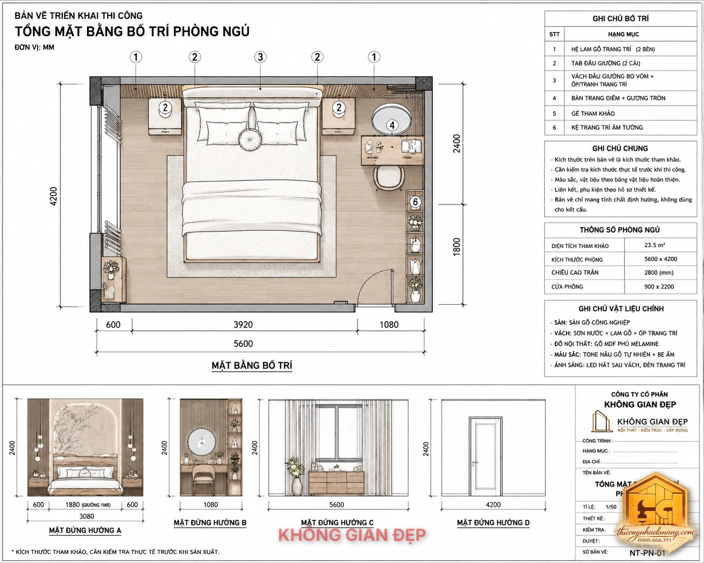 Mẫu Giường Ngủ Đẹp 04 – File SketchUp, 3ds Max Tải Miễn Phí 7 Bản vẽ triển khai mẫu giường ngủ đẹp 04, thể hiện mặt bằng bố trí phòng ngủ, kích thước và các hạng mục nội thất chính.