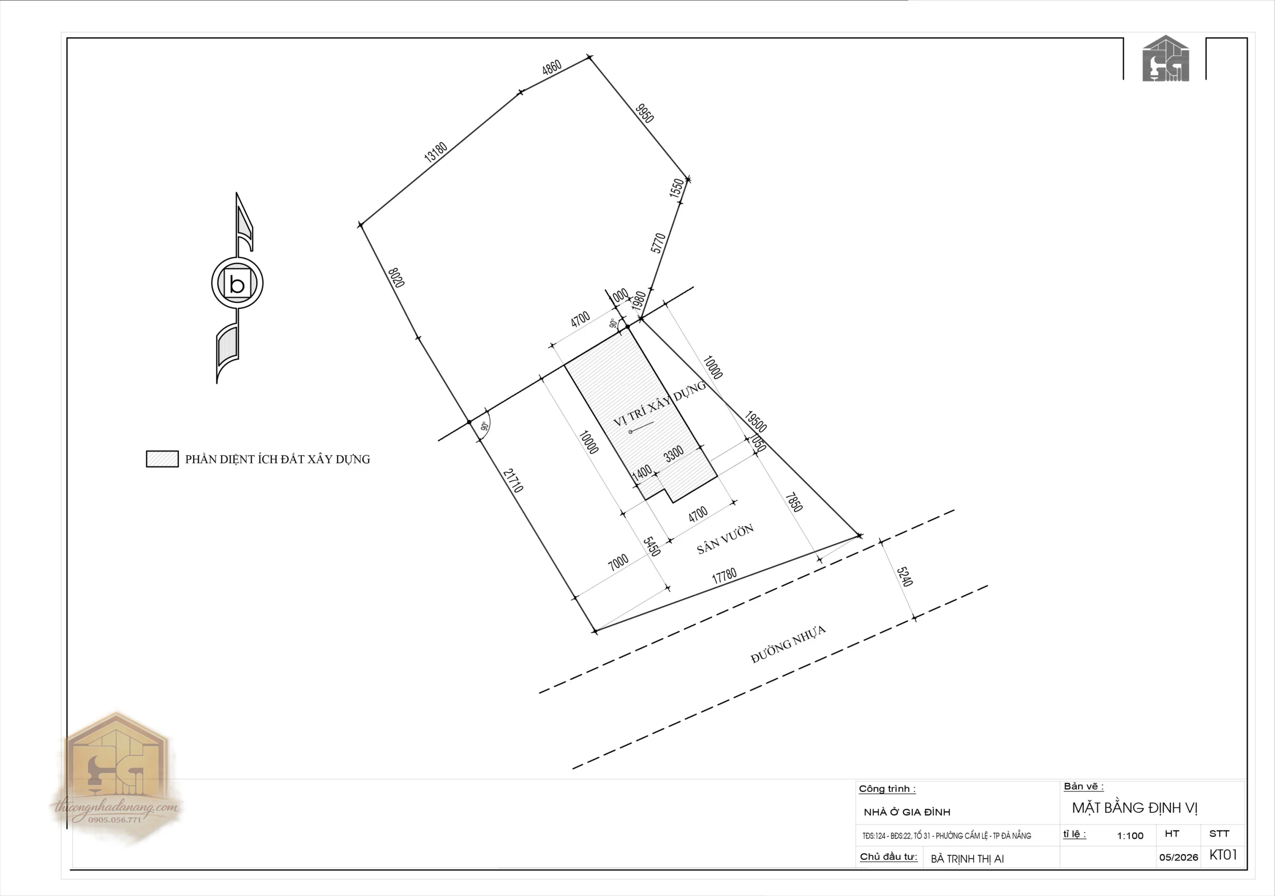 Mẫu biệt thự 1 tầng – File autocad Tải Miễn Phí 1 Mẫu biệt thự 1 tầng mái Thái 5x10 với mặt bằng định vị rõ ràng, phù hợp tham khảo và tải file AutoCAD miễn phí.