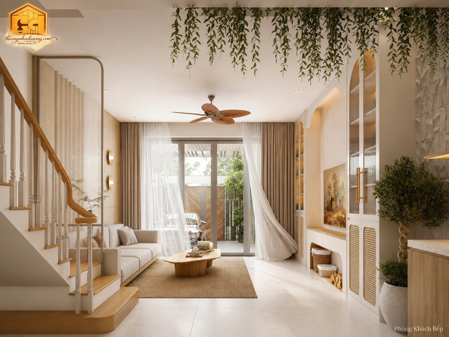 Phòng khách - ảnh 5 | góc cận vật liệu hoàn thiện phòng khách - ảnh 5 nhà phố 2 tầng tại Đà Nẵng - góc cận vật liệu hoàn thiện