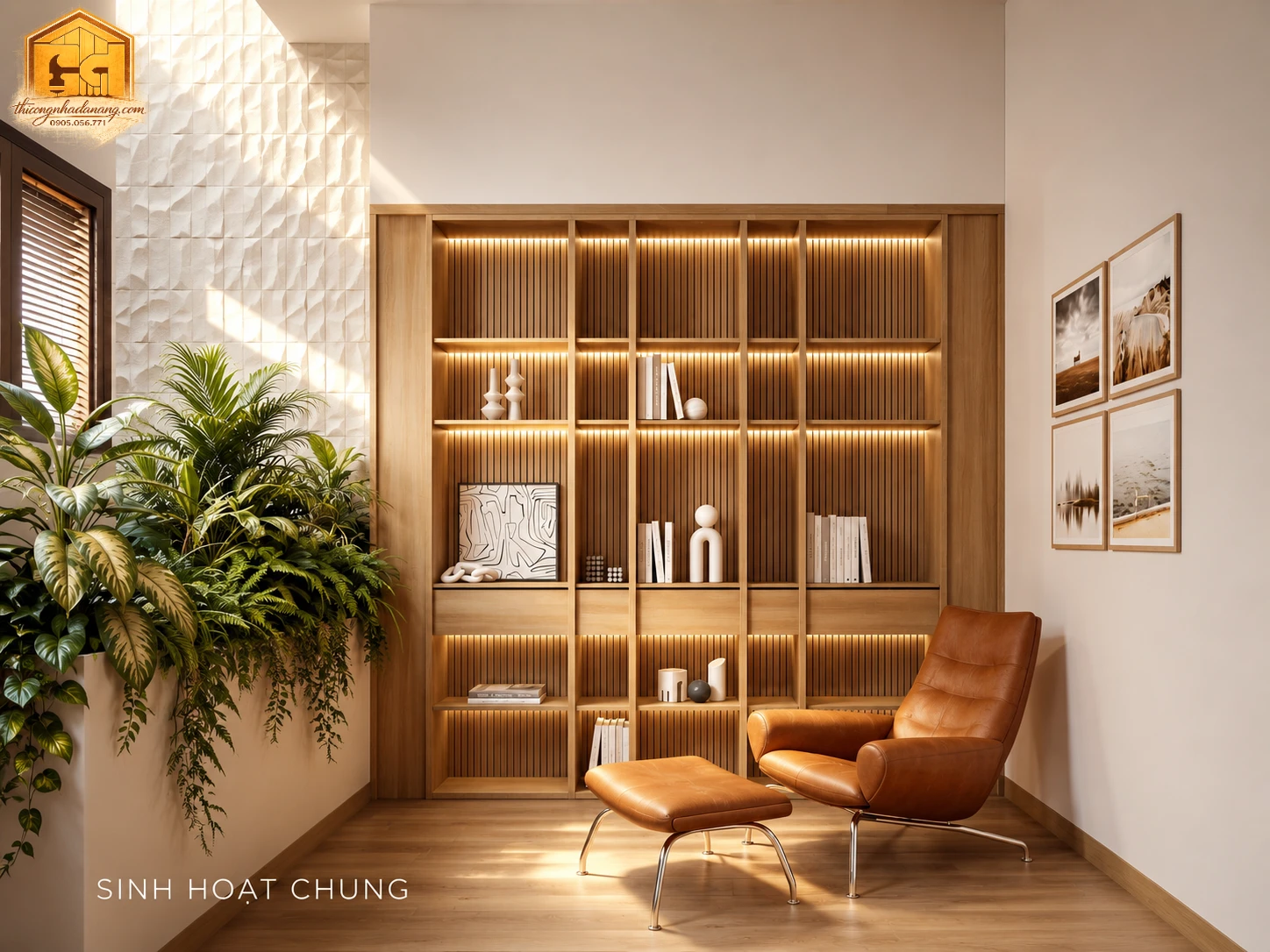 Phòng sinh hoạt chung - ảnh 2 | góc lấy sáng và thông gió phòng sinh hoạt chung - ảnh 2 nhà phố 2 tầng tại Đà Nẵng - góc lấy sáng và thông gió